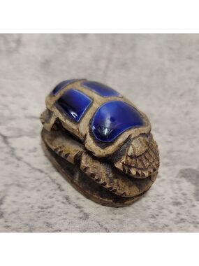 Vintage Egyptian Scarab Beetle figure